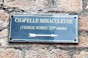 ノートルダム礼拝堂 ロカマドゥールの聖域 Sanctuaire de Rocamadour Chapelle Miracleuse